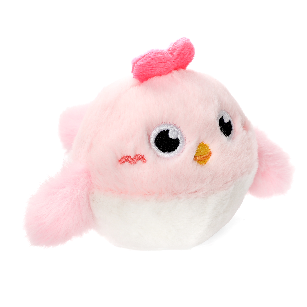 Игрушка мягкая шуршащая для кошек "Цыплёнок розовый", 90мм 6