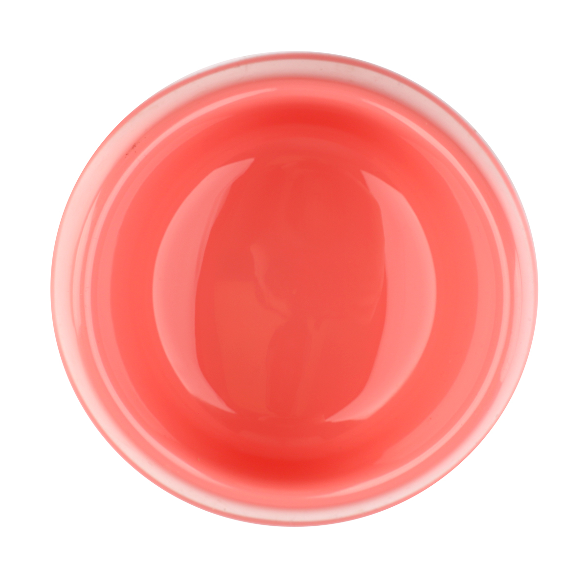 Миска пластиковая "Бисквит", коралловая, 0,4л 2