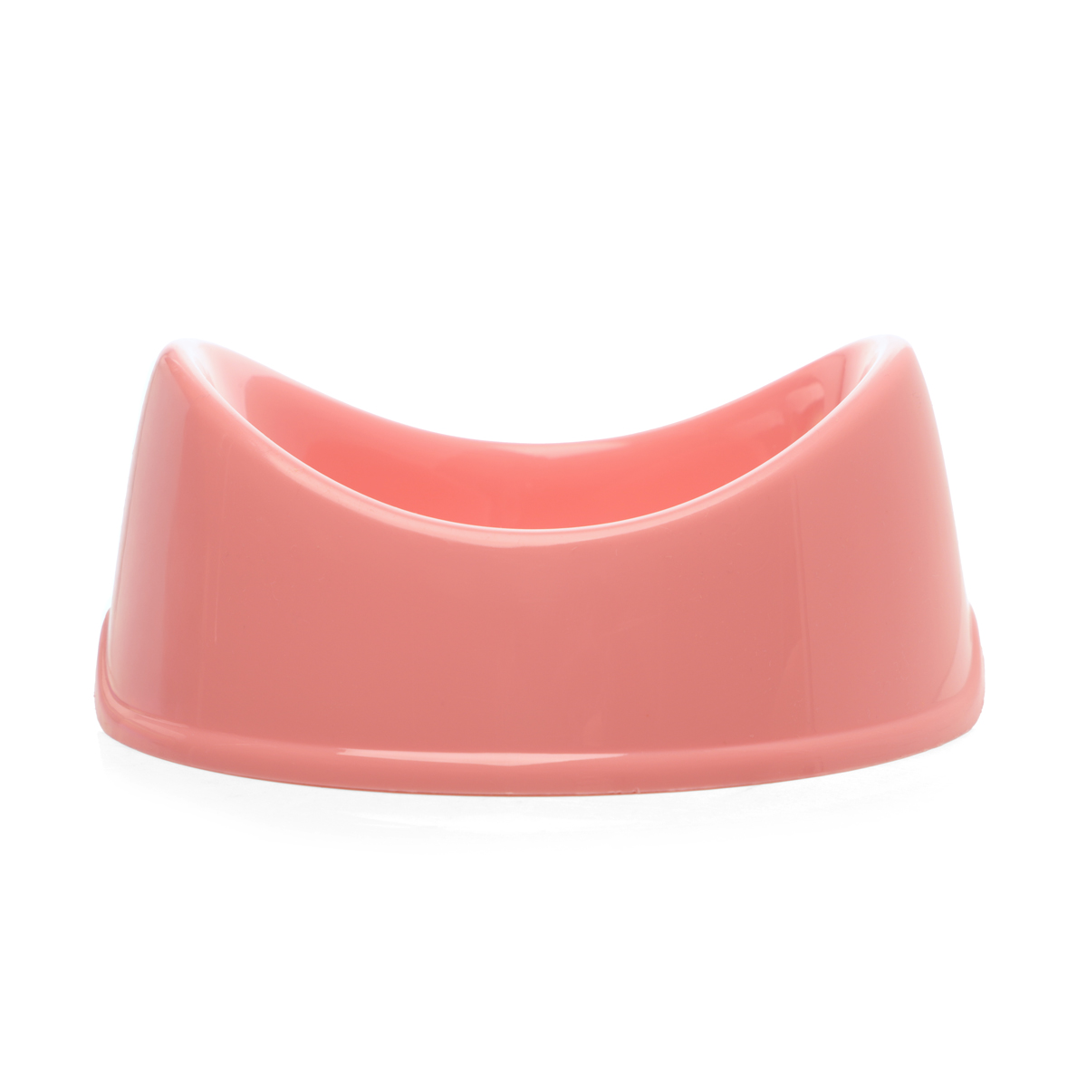 Миска пластиковая "Бисквит", коралловая, 0,4л 5