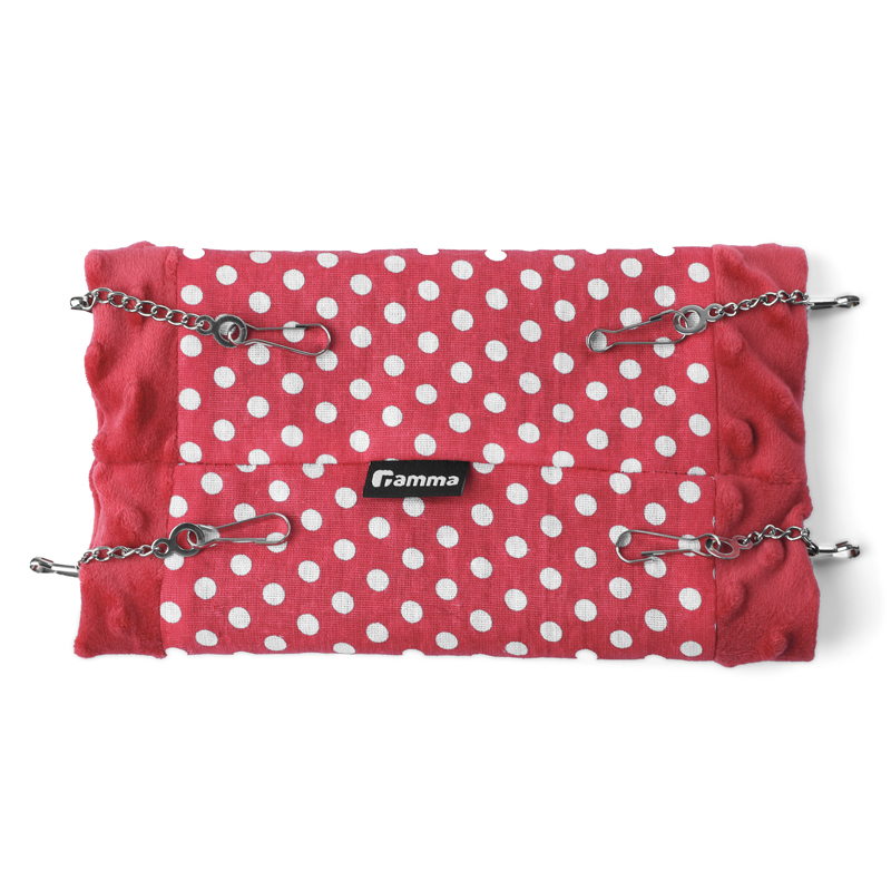 Гамак-туннель для мелких животных "Клубника", 220*80*80мм 3