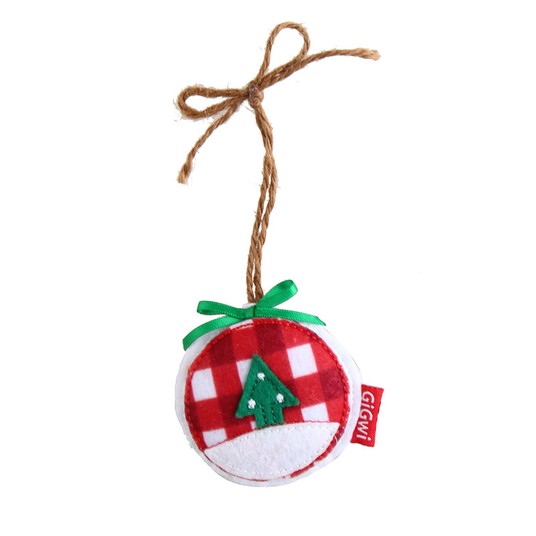 Игрушка для кошек Елочный шарик с кошачьей мятой 6 см, серия X-mas TALES
