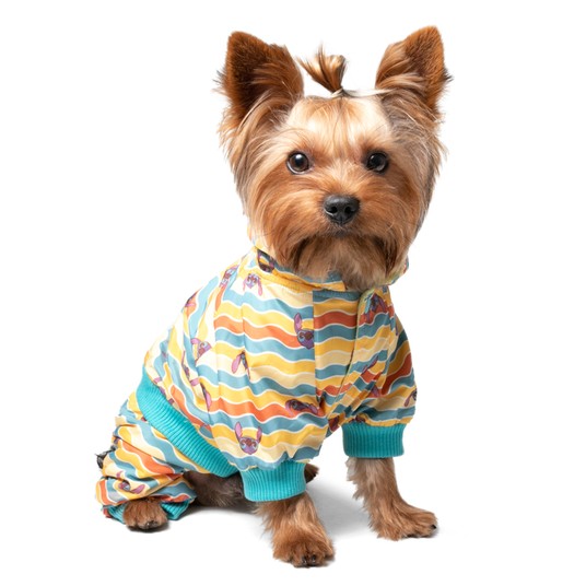 Комбинезон-дождевик демисезонный Disney Stitch Tropics L, размер 35см