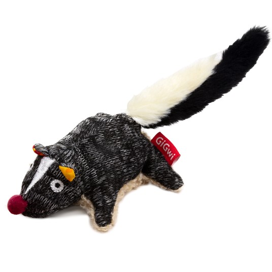 Игрушка для собак Скунс с пищалкой 19см, серия PLUSH FRIENDZ