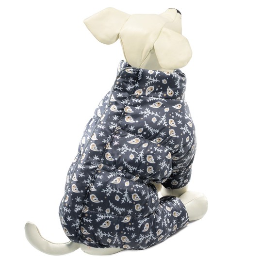 Комбинезон зимний с молнией на спине "Абстракция" L, размер 35см