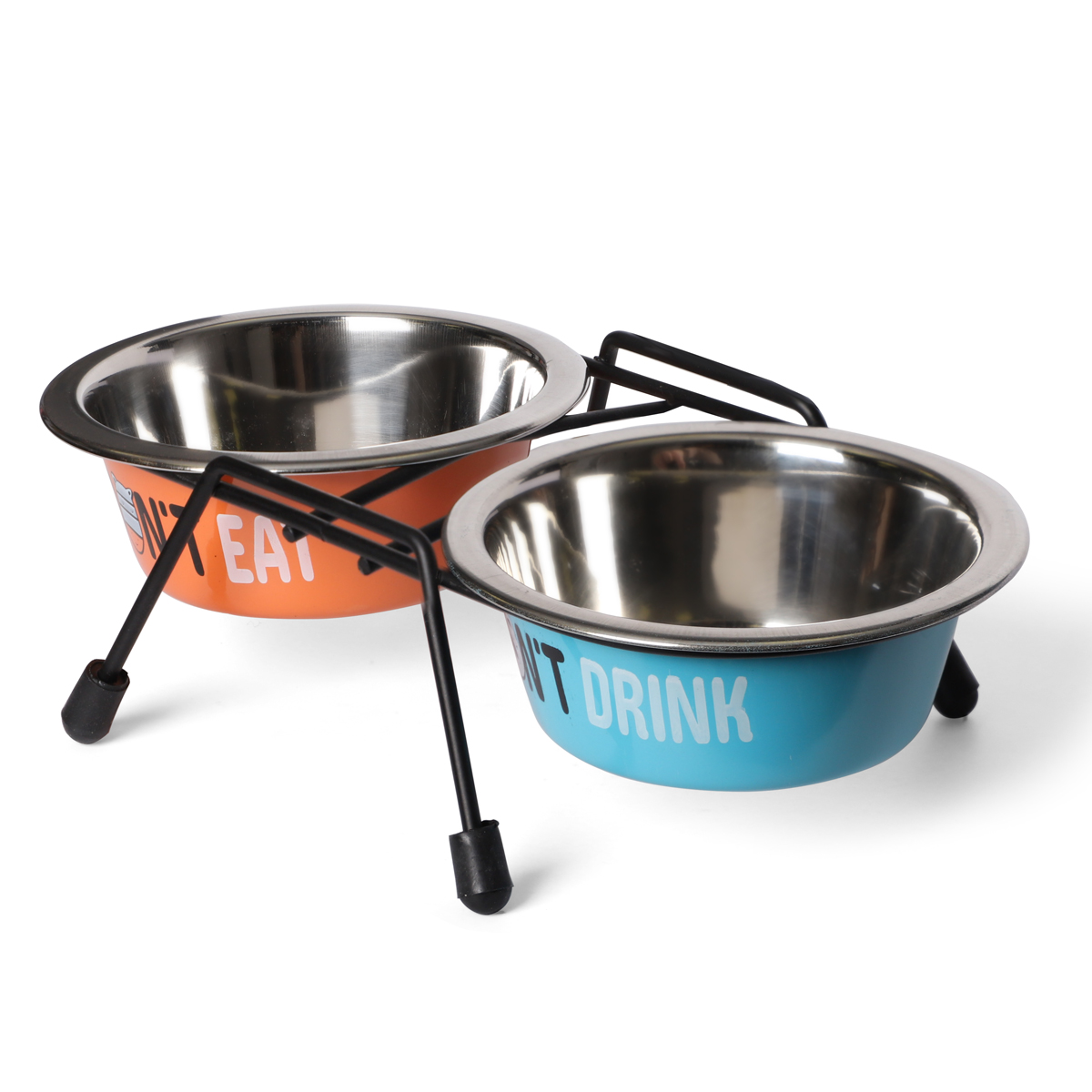 Миска металлическая на подставке "Water&Food", 2*2,8л 3