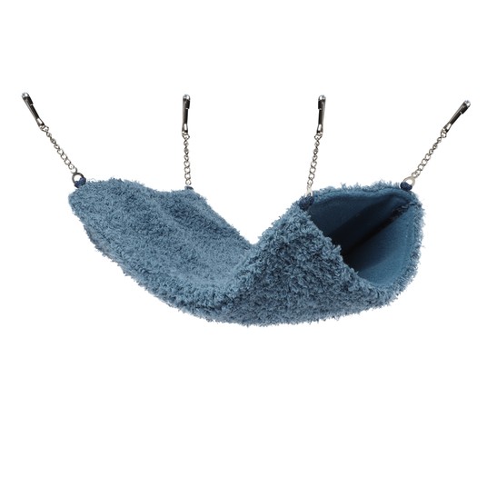 Гамак-туннель закрытый для мелких животных "Кокон синий", 280*140*15мм