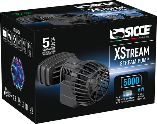 Помпа течения "XStream", 5000 л/ч, 94х50х40 мм