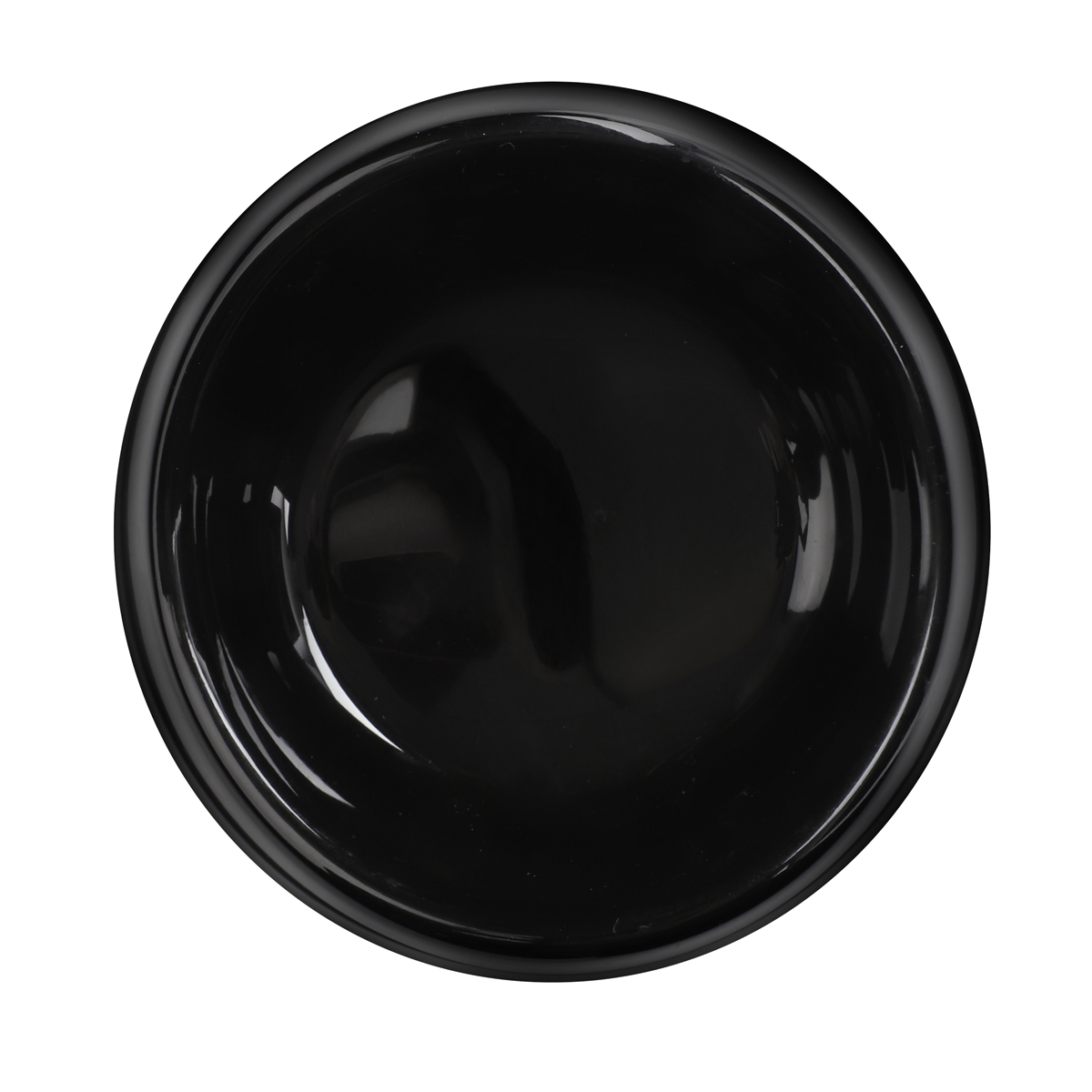 Миска пластиковая "Инь Ян", черная, 0,4л 2