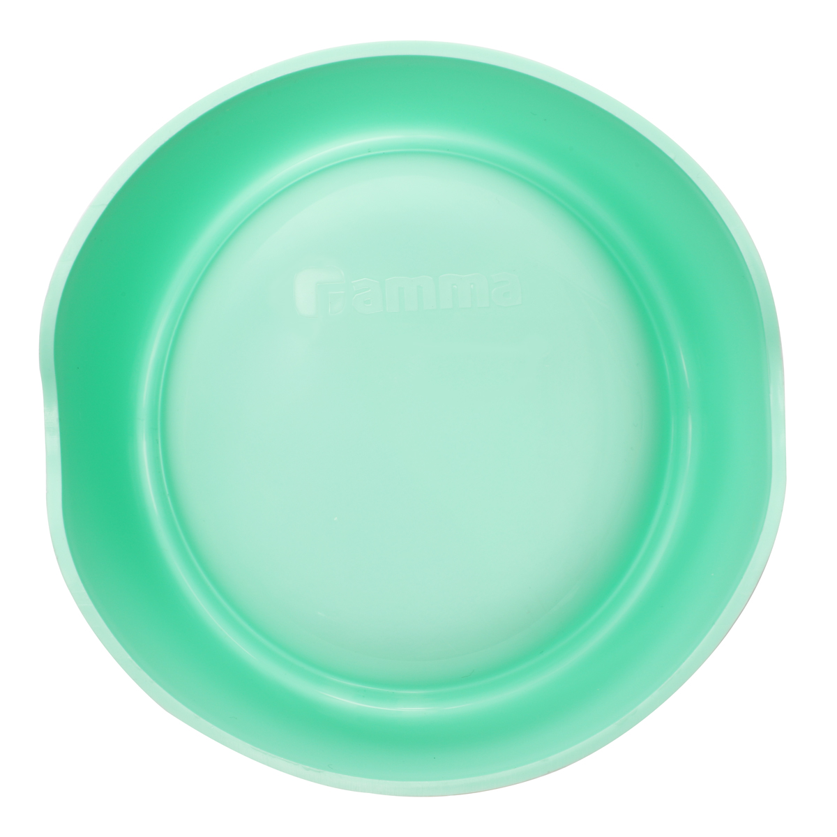 Миска пластиковая "Бисквит", бирюзовая, 0,15л 6