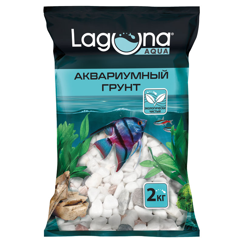 Грунт "Бело-розовый меланж", 3-4мм, 2кг 11