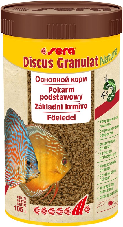 Корм для Дискусов, основной в гранулах "Discus Granulat Nature", 250 мл, 105 г