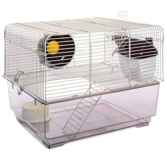 Клетка для мелких животных 2306, эмаль, светло-коричневая, 390*320*295мм