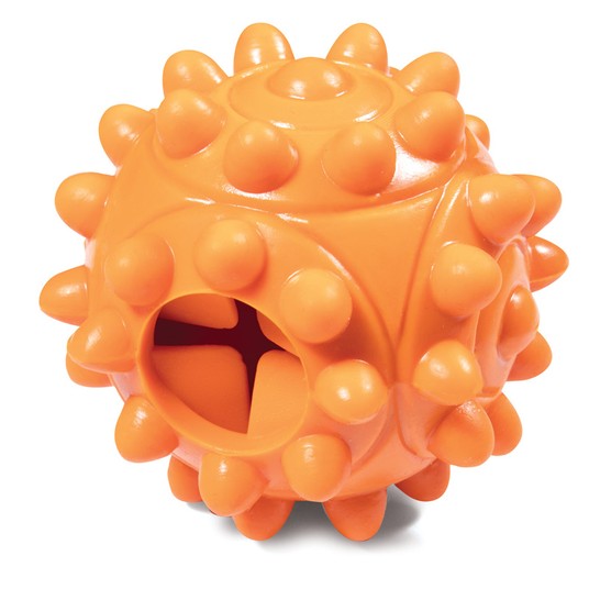 Игрушка из цельнолитой резины для собак "Мяч-космос", d70мм