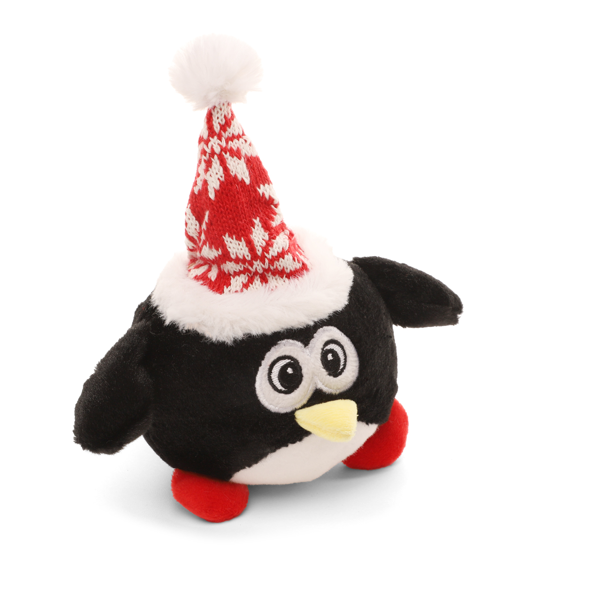 NEW YEAR Игрушка мягкая для собак "Пингвин с мячом", 170мм 3