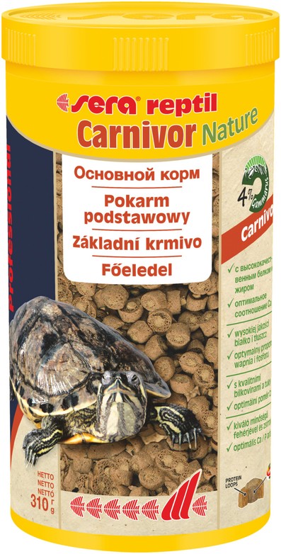 Корм для рептилий "Reptil Professional Carnivor Nature", 1000 мл, 310 г