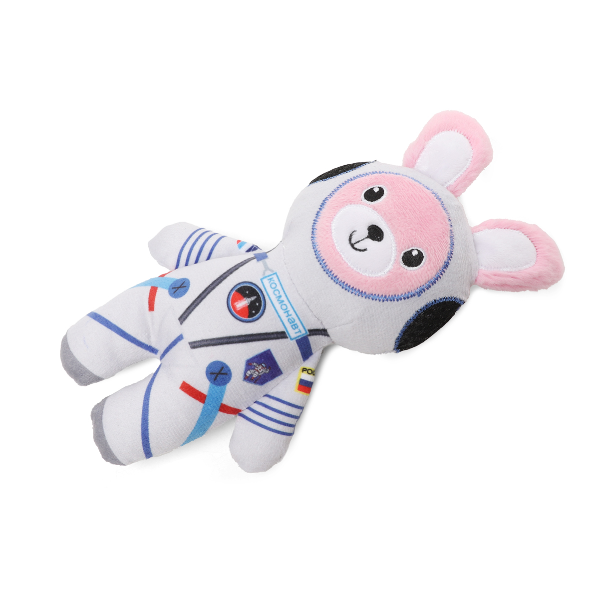 Игрушка мягкая для собак "Заяц-космонавт", 220мм 2