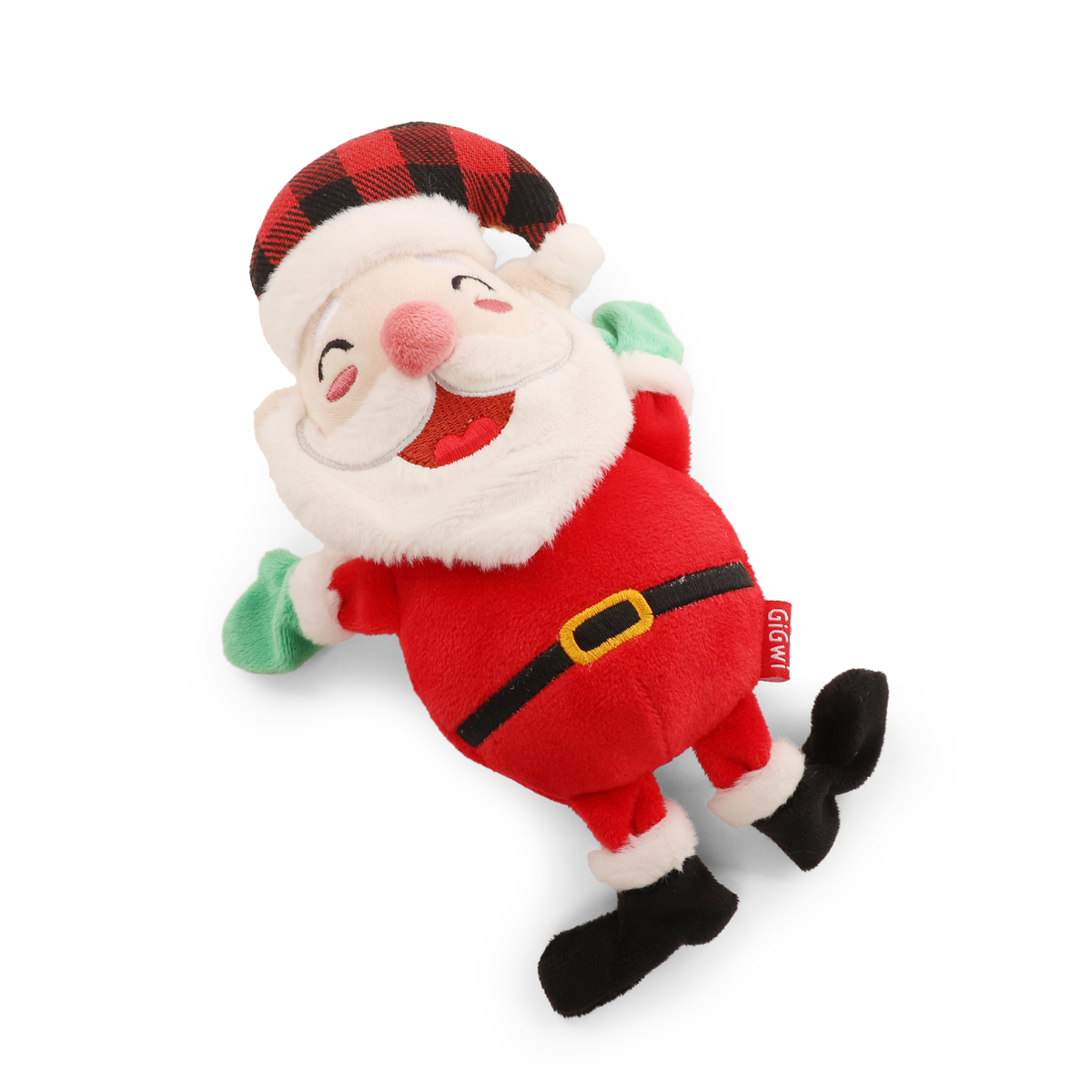 X-mas TALES Игрушка мягкая для собак "Дед Мороз с пищалкой", 230мм 3